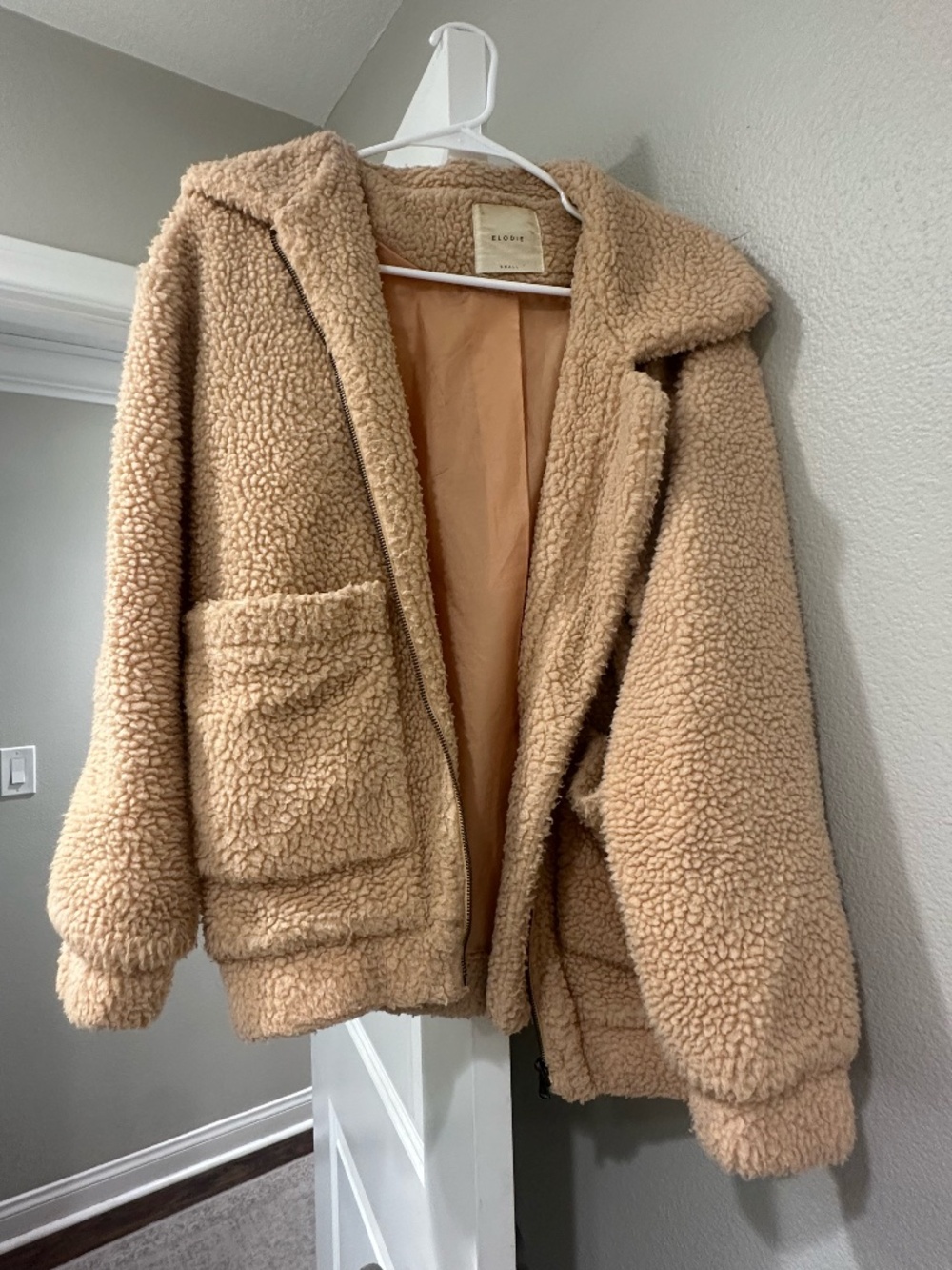 Beige Teddy Coat